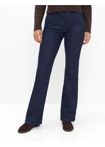 Brax Damen Five-Pocket-Hose Style SHAKIRA CLEAN RAW BLUE, denim dunkelblau, Gr. 48K