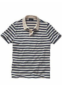 Mey & Edlich Mey & Edlich Herren Stadt-Strand-Polo Blau 100 % Baumwolle