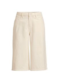 LANDS' END Soft Comfort Jeans-Culotte im Leinenmix in Petite-Gr&ouml;&szlig;e, Damen, size: petite, Elfenbein, Baumwolle/Leinen/Lyocell (Viskose), by Lands' End
