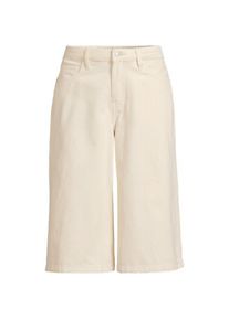 LANDS' END Soft Comfort Jeans-Culotte im Leinenmix in Petite-Gr&ouml;&szlig;e, Damen, size: petite, Elfenbein, Baumwolle/Leinen/Lyocell (Viskose), by Lands' End