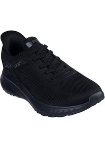 Skechers BOBS Sport Squad Chaos Solid Step Herren Schwarz / Schwarze Sohle Sneakers