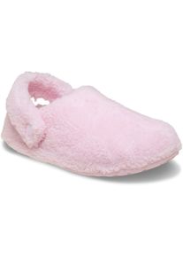 Crocs Classic Cozzzy Polyester Damen Pink Milch Hausschuhe
