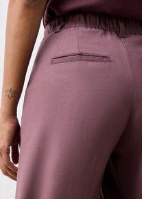 bonprix L&auml;ssige Bundfaltenhose aus weichem Woll-Anteil, lila, Gr.48, moderne weite Bundfaltenhose aus weichem Woll-Anteil