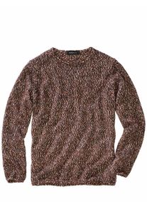 noch offen Herren Entspann-dich-Pullover Braun 56 % Baumwolle, 18 % Acryl, 13 % Alpaka, 13 % Nylon