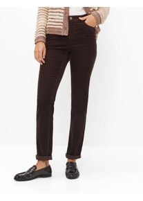 Brax Damen Cordhose Style MARY BRUNETTE, dunkelrot, Gr. 48K