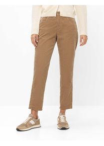 Brax Damen Cordhose Style MILEY S WALNUT, braun, Gr. 38K
