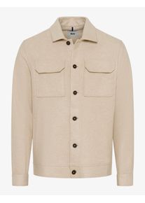 Brax Herren Overshirt Style SANTIAGO oat, hellbeige, Gr. XXXL