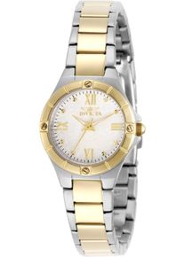 Invicta Wildflower 50390 Damenuhr - Quarzwerk - Edelstahl mit silbernem Zifferblatt - 26 mm