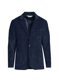 LANDS' END Cordblazer, Herren, size: regular, Blau, Polyester/Nylon/Polyester-Mischung, by Lands' End