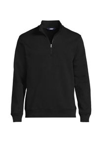 LANDS' END Sweatshirt mit Rei&szlig;verschluss, Herren, size: regular, Blau, by Lands' End