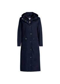 LANDS' END Wasserdichter Isolierter Mantel mit Stepp-Einsatz f&uuml;r Damen, Damen, size: regular, Blau, Baumwolle/Polyester/Nylon, by Lands' End
