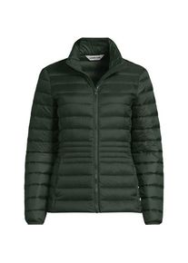 LANDS' END Ultraleichte verstaubare Daunenjacke Wanderweight in Plus-Gr&ouml;&szlig;e, Damen, size: plus, Gr&uuml;n, Nylon, by Lands' End