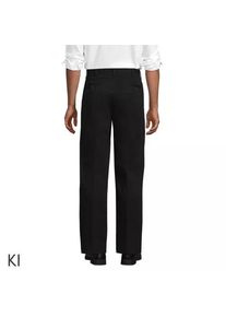 LANDS' END B&uuml;gelleichte Chinos mit Komfortbund, Herren, size: regular, Schwarz, Baumwolle, by Lands' End