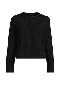 LANDS' END Kurzer Starfish-Cardigan, Damen, size: regular, Schwarz, Baumwoll-Mischung, by Lands' End