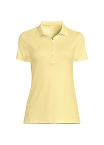 LANDS' END Supima-Poloshirt f&uuml;r Damen in Plus-Gr&ouml;&szlig;e, Damen, size: plus, Gelb, Baumwolle, by Lands' End