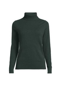 LANDS' END Rollkragen-Pullover aus Kaschmir f&uuml;r Damen, Damen, size: regular, Gr&uuml;n, Kaschmir, by Lands' End
