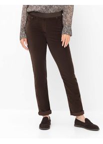 Raphaela by Brax Damen Cordhose Style PAMINA MARRONE, dunkelbraun, Gr. 36