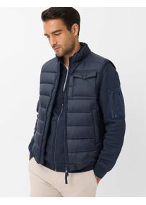 Brax Herren Steppweste Style WILL navy, dunkelblau, Gr. XXXL
