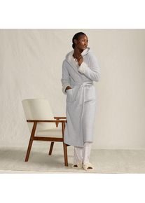 LANDS' END Bademantel mit Fleecefutter f&uuml;r Damen, Damen, size: regular, Grau, Polyester/Viskose, by Lands' End