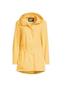 LANDS' END Wasserdichte Regenjacke SQUALL mit Packfach f&uuml;r Damen, Damen, size: regular, Gelb, Polyester, by Lands' End