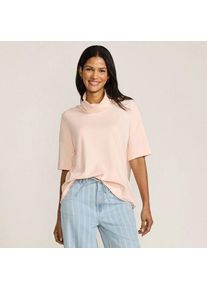 LANDS' END Supima Rollkragenshirt f&uuml;r Damen, Damen, size: regular, Pink, Baumwolle, by Lands' End