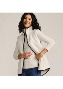 LANDS' END Teddy-Weste f&uuml;r Damen in Petite-Gr&ouml;&szlig;e, Damen, size: petite, Elfenbein, Polyester, by Lands' End