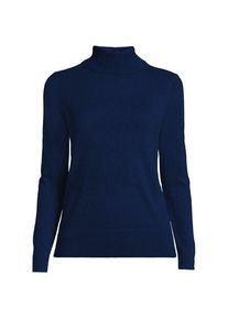 LANDS' END Rollkragen-Pullover aus Kaschmir in Plus-Gr&ouml;&szlig;e, Damen, size: plus, Blau, Kaschmir, by Lands' End