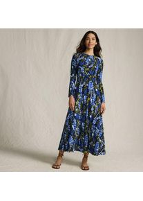 LANDS' END Bodycon-Maxikleid f&uuml;r Damen, Damen, size: regular, Blau, Polyester-Mischung, by Lands' End