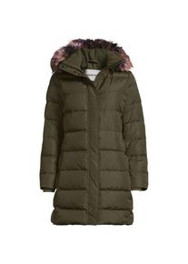 LANDS' END Daunenmantel mit Kapuze f&uuml;r Damen in Plus-Gr&ouml;&szlig;e, Damen, size: plus, Gr&uuml;n, Polyester, by Lands' End