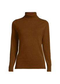 LANDS' END Rollkragen-Pullover aus Kaschmir f&uuml;r Damen, Damen, size: regular, Beige, Kaschmir, by Lands' End