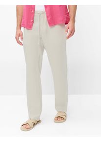 Brax Herren Flatfronthose Style ELIAS SAND, hellbeige, Gr. 38/34