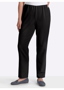 sheego Gro&szlig;e Gr&ouml;&szlig;en Stretch-Hose mit innenliegendem Dehnbund, schwarz, Gr&ouml;&szlig;e 195 - Damen
