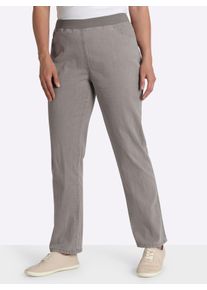 sheego Gro&szlig;e Gr&ouml;&szlig;en Stretch-Jeans mit Rundum-Dehnbund, grey-denim, Gr&ouml;&szlig;e 195 - Damen