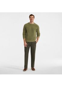 LANDS' END Classic Fit Leichte Schlupfbund-Hose f&uuml;r Herren, Herren, size: regular, Gr&uuml;n, Elasthan/Baumwoll-Mischung/Nylon-Mischung, by Lands' End