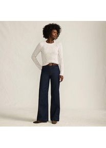 LANDS' END Recover Jeans High Waist mit weitem Bein, Damen, size: regular, Blau, by Lands' End