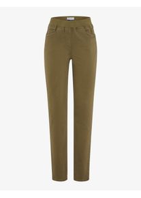 Raphaela by Brax Damen Five-Pocket-Hose Style PAMINA AVOCADO, denim dunkelgr&uuml;n, Gr. 50K