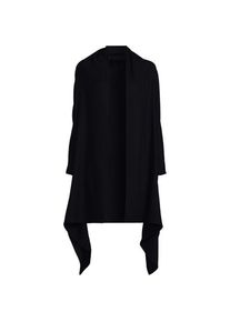 LANDS' END Gro&szlig;er CashTouch Cape-Schal, Damen, size: regular, Schwarz, Polyester, by Lands' End