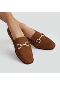 LANDS' END Loafer mit Schnalle f&uuml;r Damen, Damen, size: regular, Beige, by Lands' End