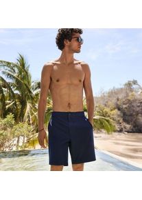 LANDS' END Ultimativ-Badeshorts f&uuml;r Herren, 23 cm, Herren, size: regular, Blau, Elasthan/Polyester, by Lands' End