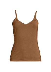 LANDS' END K&uuml;hlendes Tr&auml;gertop f&uuml;r Damen, Damen, size: regular, Beige, Elasthan/Viskose/Viskose-Mischung, by Lands' End