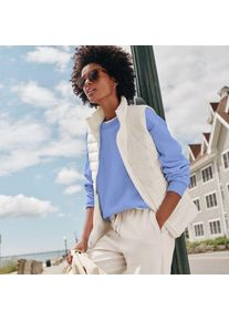 LANDS' END Daunenweste WANDERWEIGHT Verstaubar Ultraleicht f&uuml;r Damen in Petite-Gr&ouml;&szlig;e, Damen, size: petite, Elfenbein, Nylon, by Lands' End