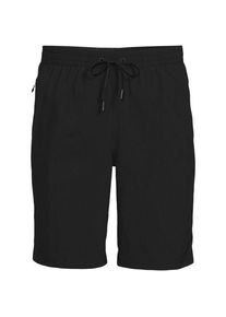 LANDS' END Badeshorts mit Hydroliner f&uuml;r Herren, 23 cm, Herren, size: regular, Schwarz, by Lands' End