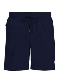 LANDS' END Badeshorts mit Hydroliner f&uuml;r Herren, 18 cm, Herren, size: regular, Blau, by Lands' End