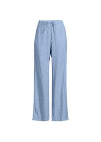 LANDS' END Weite Premium Reinleinen-Schlupfhose f&uuml;r Damen in Plus-Gr&ouml;&szlig;e, Damen, size: plus, Blau, Leinen, by Lands' End