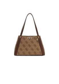 Guess Schultertasche Latte Logo/Braun