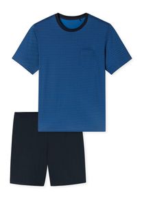 Schiesser Herren Pyjama Comfort EssentialsSchlafanzug, Pyjama Set, Nachtw&auml;sche