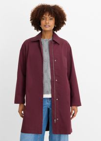 bonprix Wasserabweisender Trenchcoat Oversized, rot, Gr.44, Trenchcoat aus wasserabweisendem Material, 97% Baumwolle