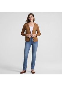 LANDS' END Baumwoll-Blazer DRIFTER f&uuml;r Damen, Damen, size: regular, Beige, Baumwolle, by Lands' End