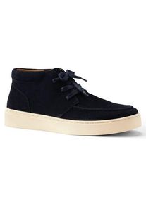 LANDS' END Schn&uuml;rboots aus Veloursleder, Herren, size: regular, Blau, Rauleder, by Lands' End