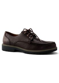 LANDS' END Leder-Schn&uuml;rschuhe, Herren, size: regular, Braun, Leder, by Lands' End